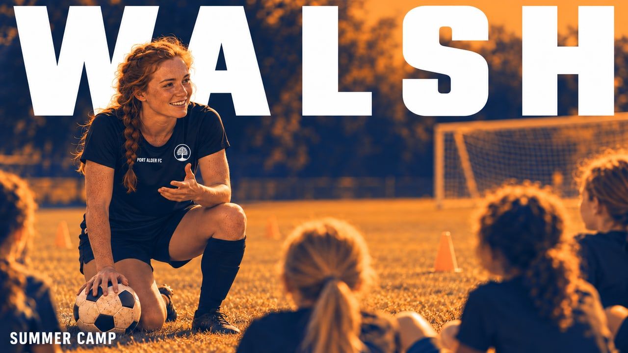 Example video thumbnail: Walsh of Port Alder FC, summer camp